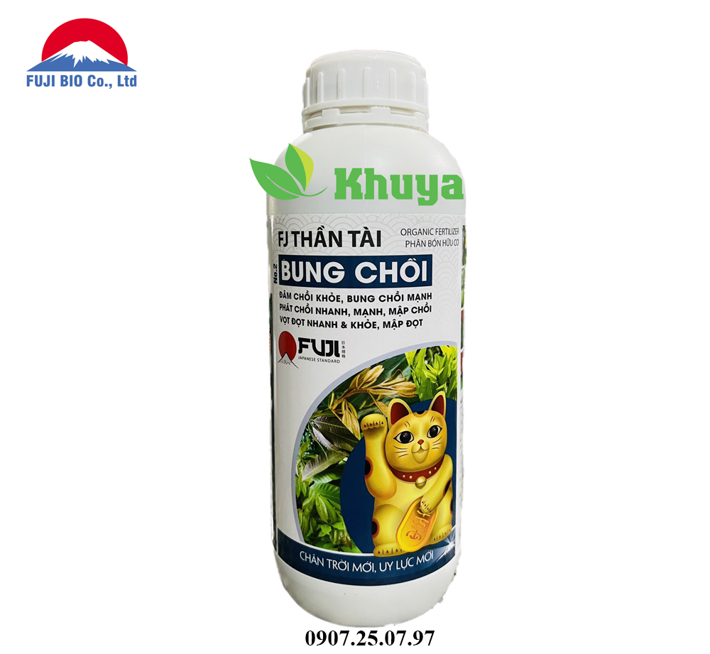 Phân bón hữu cơ FJ Thần Tài Bung Chồi 1 lít Đâm chồi  - Phát chồi - Mập chồi - Vọt đọt