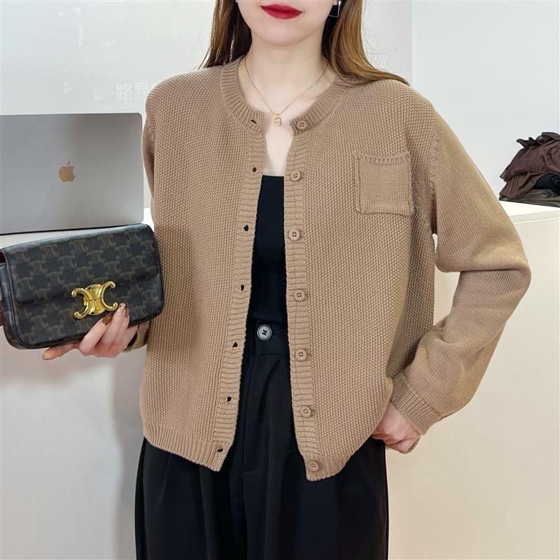 Áo khoác len cardigan nữ chất len dệt kim mềm mịn co giãn trẻ trung mùa thu đông mã VAA0476