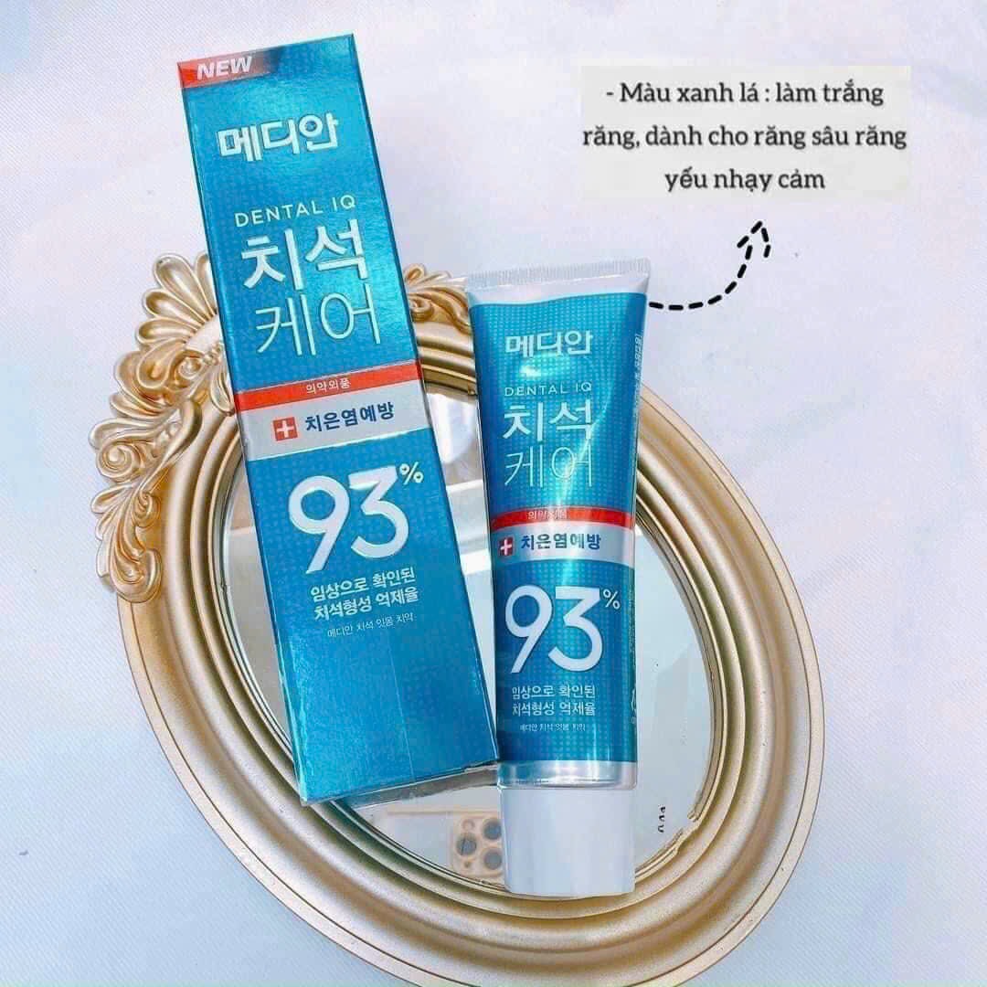 Kem Median Dental IQ 93% hàn quốc 120g-4 màu ( không xuất hóa đơn đỏ )