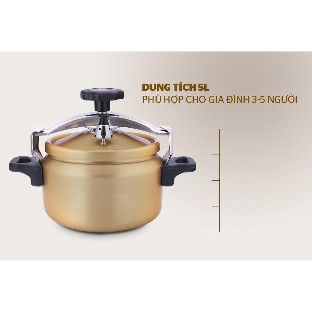 Hình ảnh Nồi áp suất cơ Anod Sunhouse SHA8504 , Dùng được bếp gas, không dùng được bếp từ