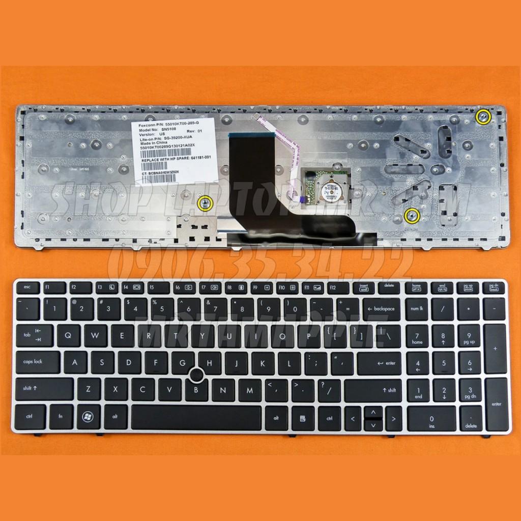 (KEYBOARD) BÀN PHÍM LAPTOP HP 8560P (CÓ CHUỘT) dùng cho ProBook 6560b 6565b 6570b 6575b, Elitebook 8560p 8570p