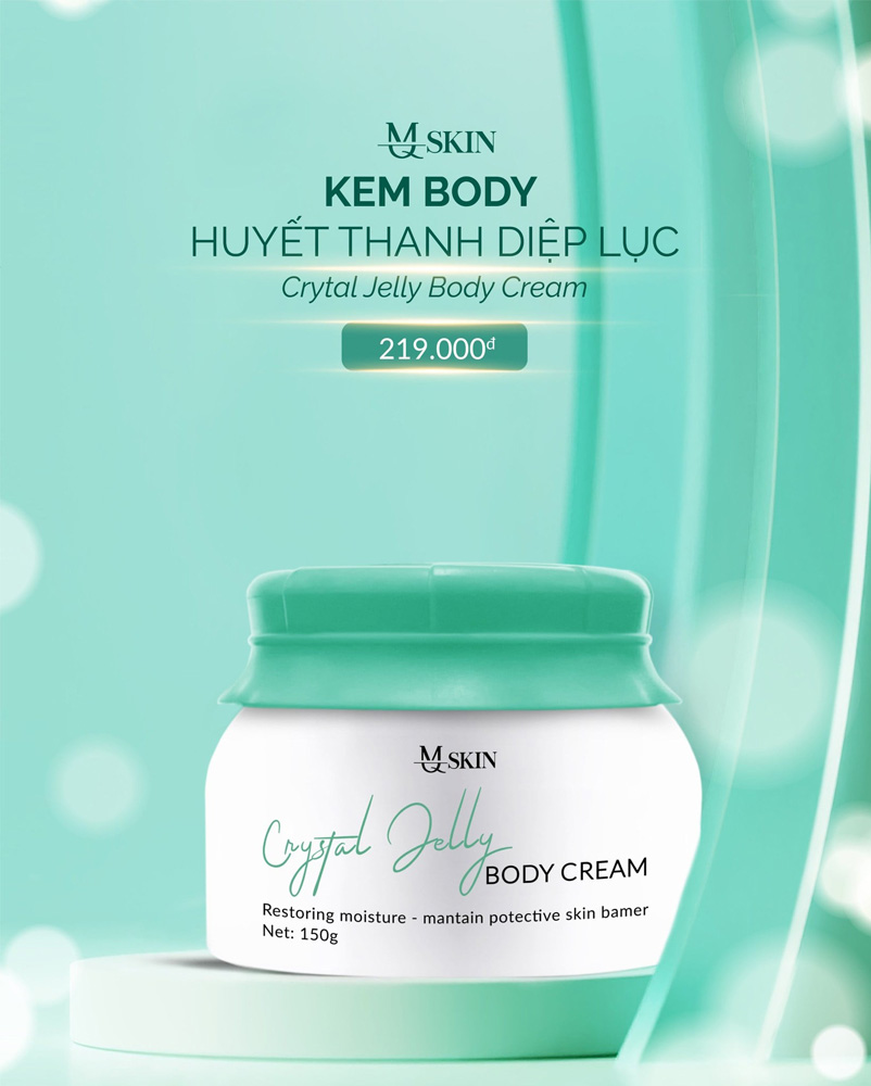 Kem  Body Huyết Thanh Diệp Lục Crystal Jelly MQ SKIN