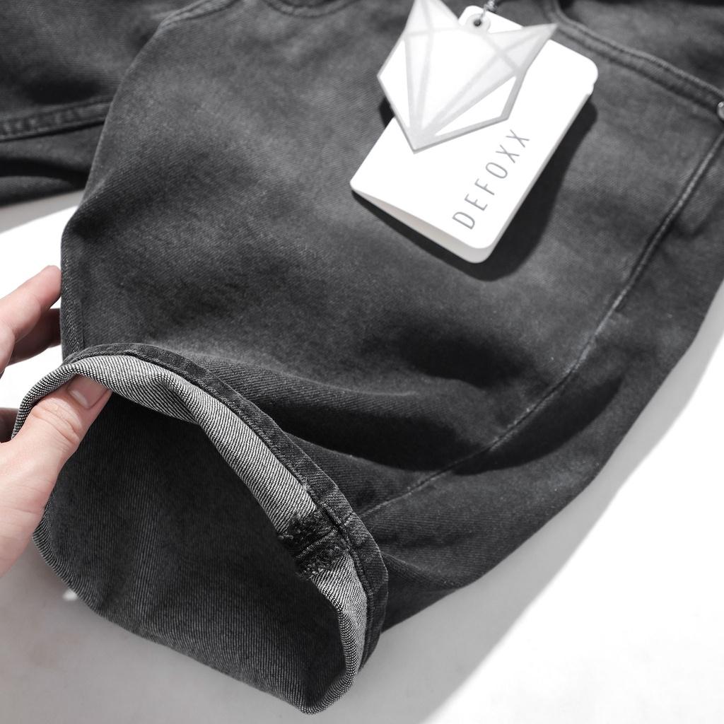 QUẦN SHORT JEAN nam trơn DF S23 chất liệu jean cao cấp co giãn bền màu SJDF | LASTORE MENSWEAR
