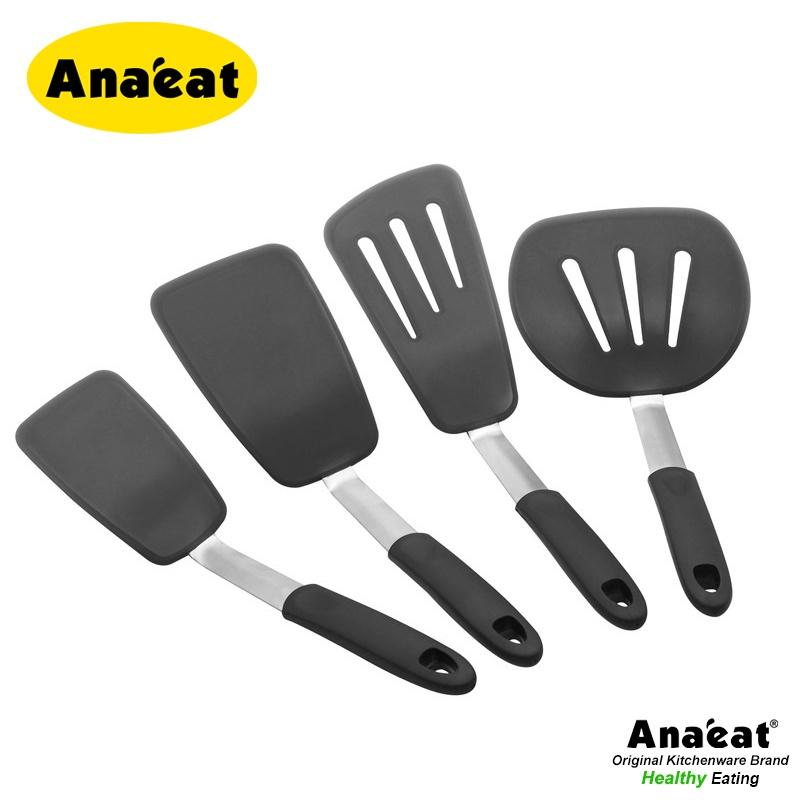 Bộ dụng cụ xẻng nấu ăn ANAEAT bằng silicon chống dính
