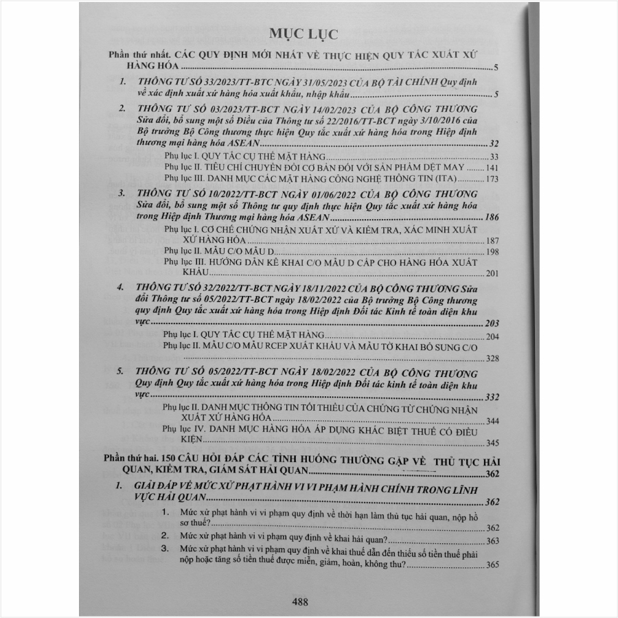 Sách Nghiệp Vụ Xuất Nhập Khẩu – 150 Câu Hỏi Đáp về Nghiệp Vụ Khai Báo Hải Quan, Thuế Xuất Khẩu, Nhập Khẩu và Quy Tắc Xuất Xứ Hàng Hóa - V2322D