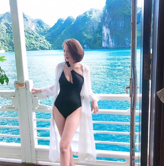 Bikini lệch vai khuyên tròn