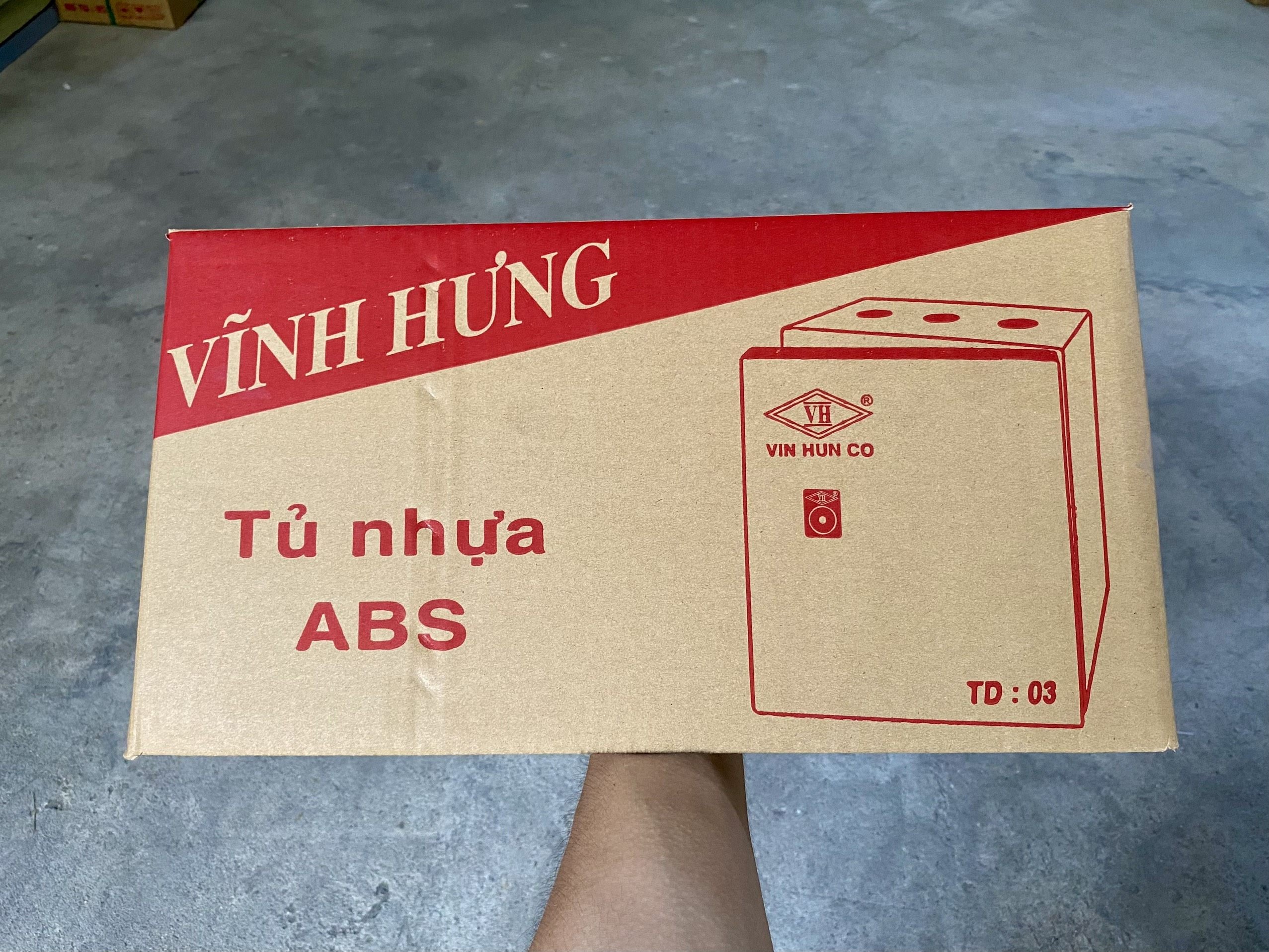 Tủ nhựa ABS - 300x400x200mm - Trắng