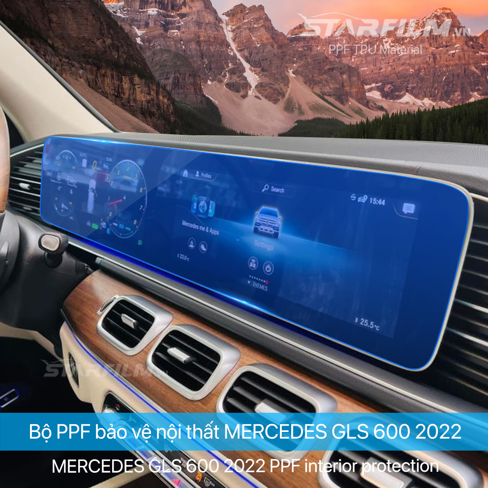 Mercedes Benz GLS 600 2022 PPF TPU chống xước tự hồi phục STARFILM