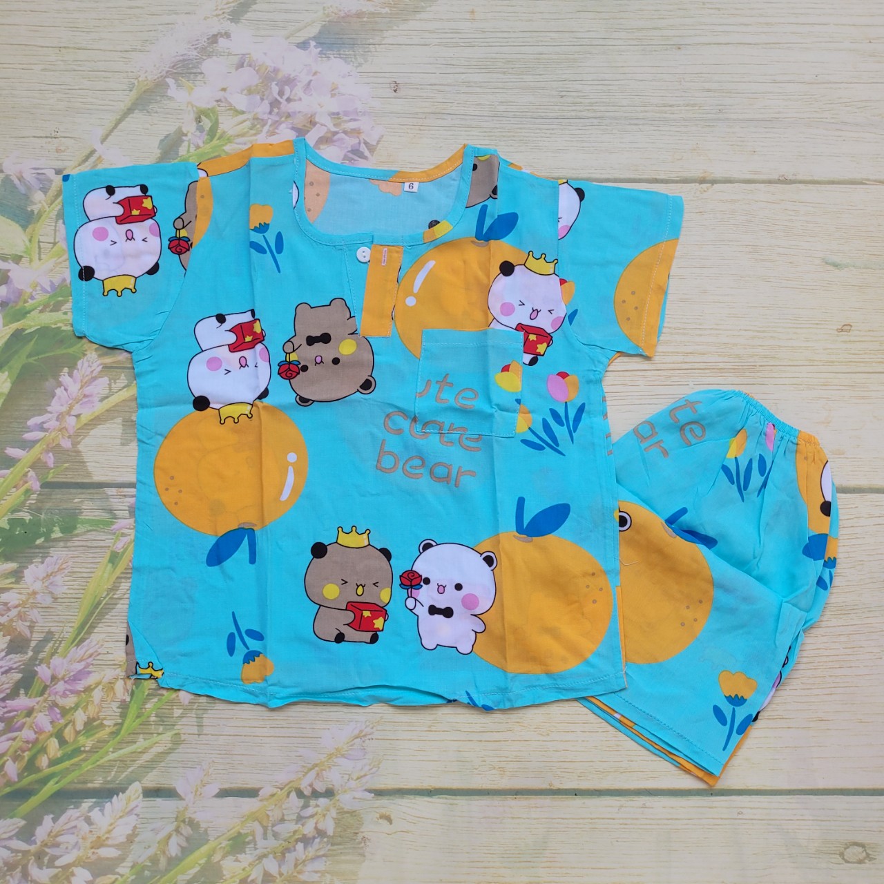 Đồ bộ tole lanh bé trai size 2 . 5 bộ giá sỉ