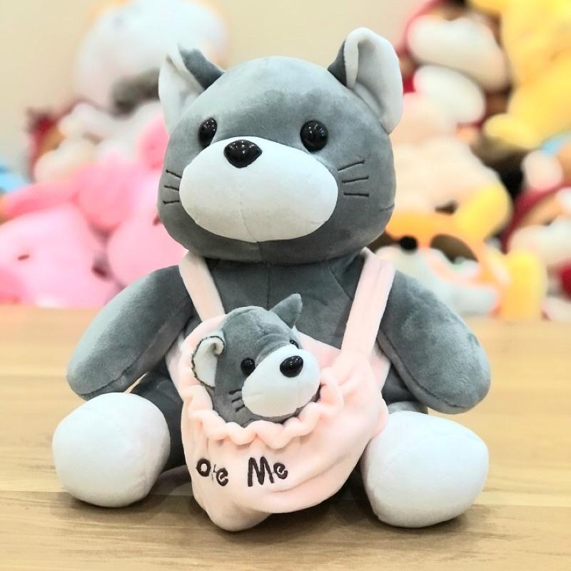 Thú bông chuột địu con sz 35cm