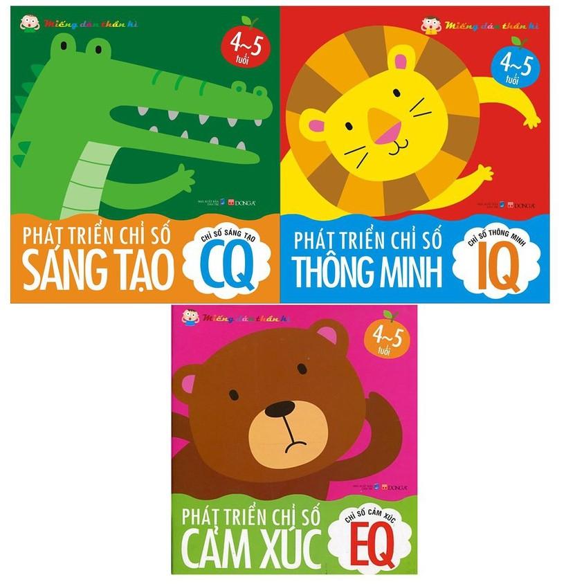Bộ Miếng Dán Thần Kì - Phát Triển Chỉ Số IQ - CQ - EQ Cho Trẻ Từ 2-5 Tuổi - Tái bản 2022