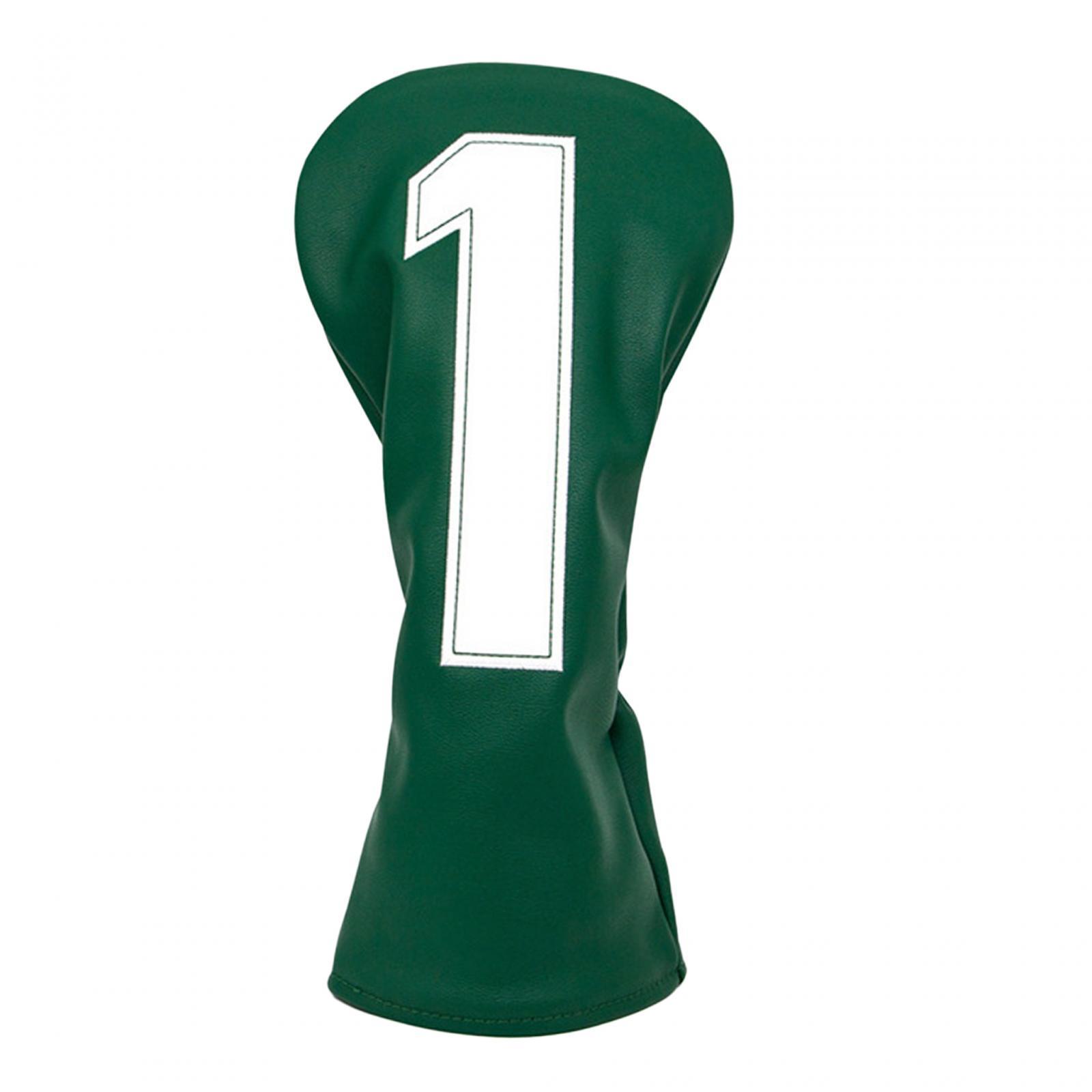 Golf Club Head Covers Wood Headcover PU Head Protection Wrap Protective Sleeve Durable Golf Club Cover Golf Headcover