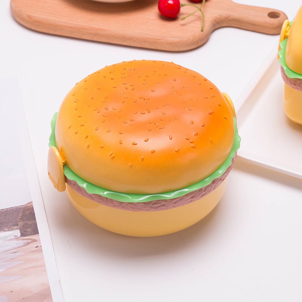 Hộp đựng cơm trưa hình bánh Hamburger dễ thương