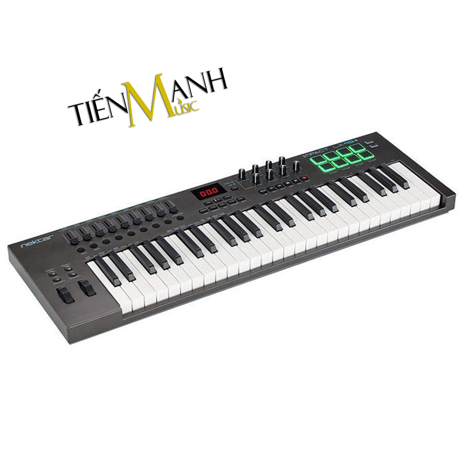 Nektar LX49+ Midi Keyboard Controller 61 Phím Cảm ứng lực Bàn phím sáng tác - Sản xuất âm nhạc Producer LX49 Hàng Chính Hãng - Kèm Móng Gẩy DreamMaker