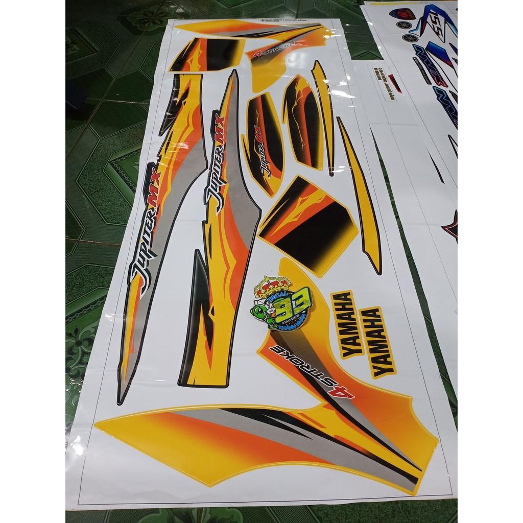 Tem rời jupiter mx vàng xe vàng đen