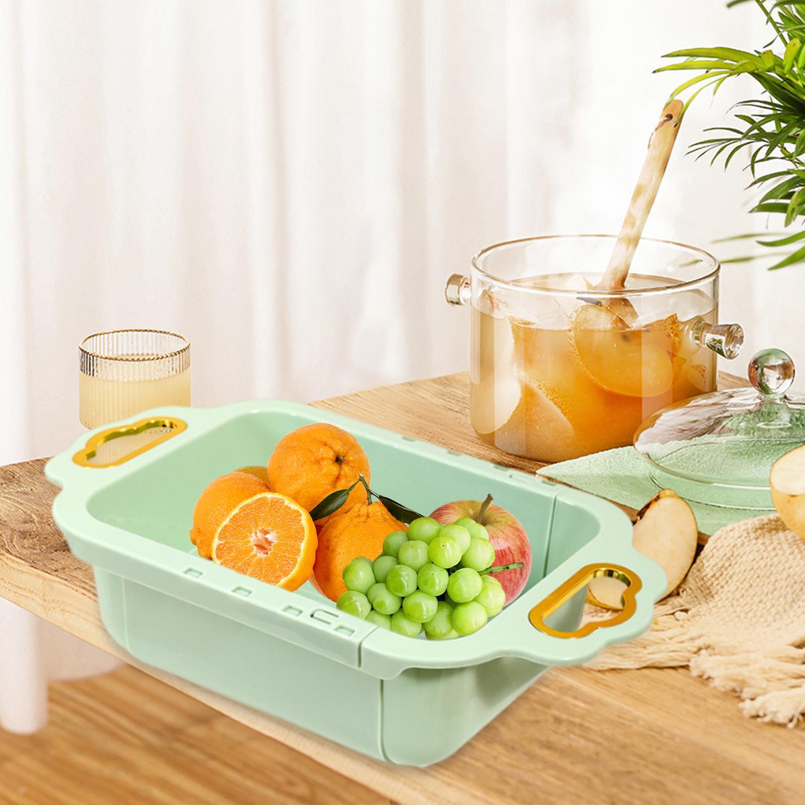 Extendable Sink Colander Extendable Colander over The Sink for Kitchen Pasta