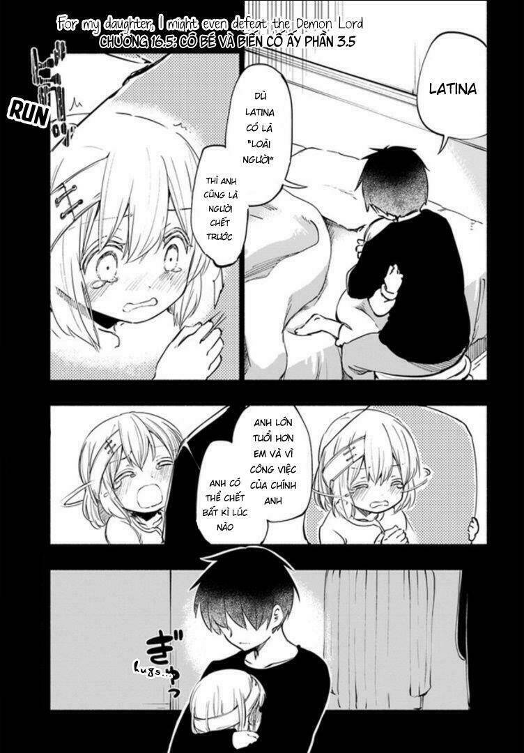 vì con gái, ngay cả ma vương tôi cũng có thể đánh bại chapter 16.5 2