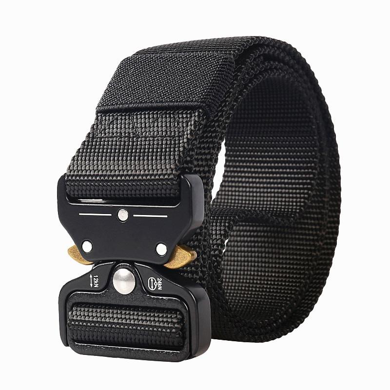 2020 New Men Tactical Belt Adjustable Heavy Duty Military Tactical Waist Belts With Metal Buckle Nylon Belt Hunting Accessories