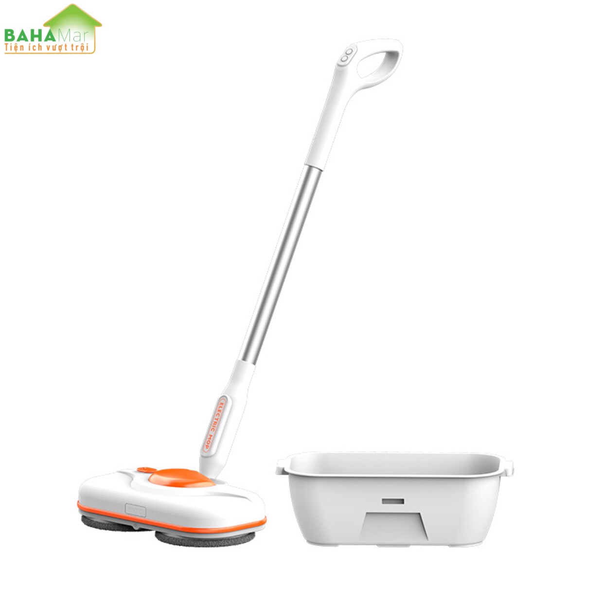 BỘ CÂY LAU NHÀ ĐIỆN KHÔNG DÂY CÓ 2 BÁNH XOAY TỰ ĐỘNG PHUN NƯỚC 3 TRONG 1 "BAHAMAR" Phù hợp dùng: Phòng khách, phòng ngủ, văn phòng, nhà bếp