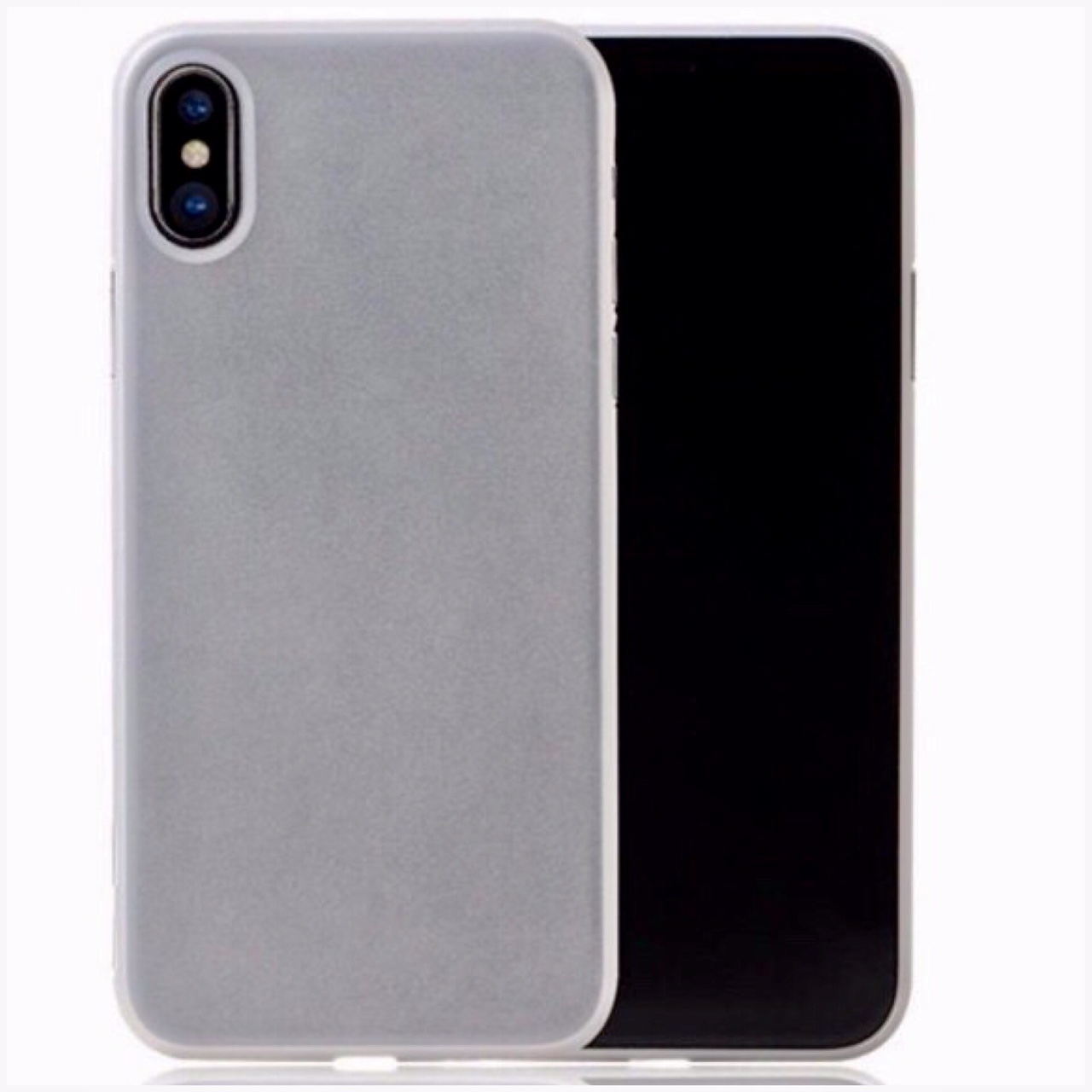 Ốp Lưng Dành Cho iPhone X hiệu Memumi siêu mỏng 0.3 mm (trắng) - Hàng Nhập Khẩu