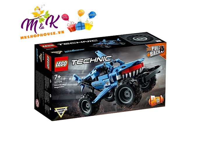 Đồ Chơi LEGO TECHNIC Chiến Xe Monster Jam Megalodon 42134