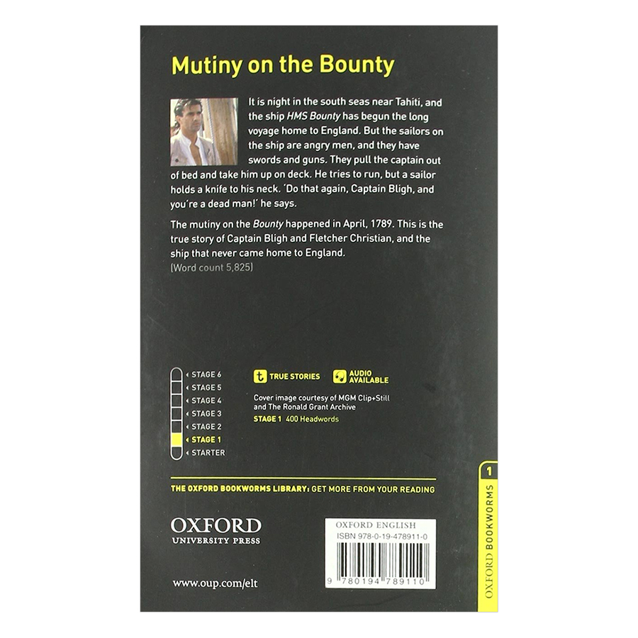 Oxford Bookworms Library (3 Ed.) 1: Mutiny on the Bounty