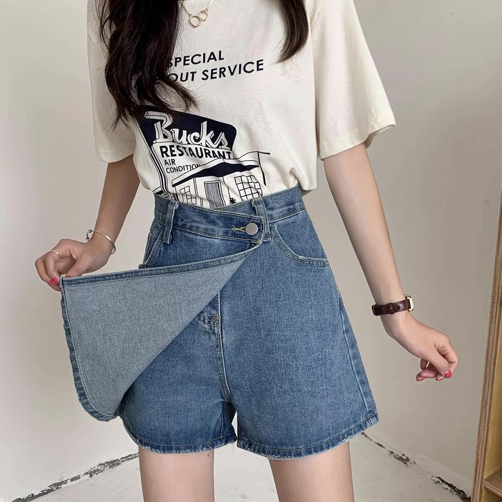 Quần Short Giả Váy Phong Cách Đơn Giản_G2