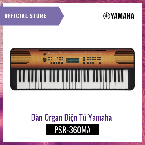 Đàn Organ Điện Tử Yamaha PSR-360MA (Màu Gỗ MAHOGANI)