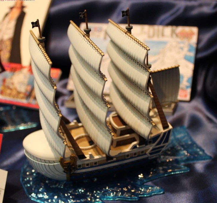 Mô hình lắp ráp tàu Moby Dick One Piece + Tặng kèm 1 bộ thẻ bài Pokemon