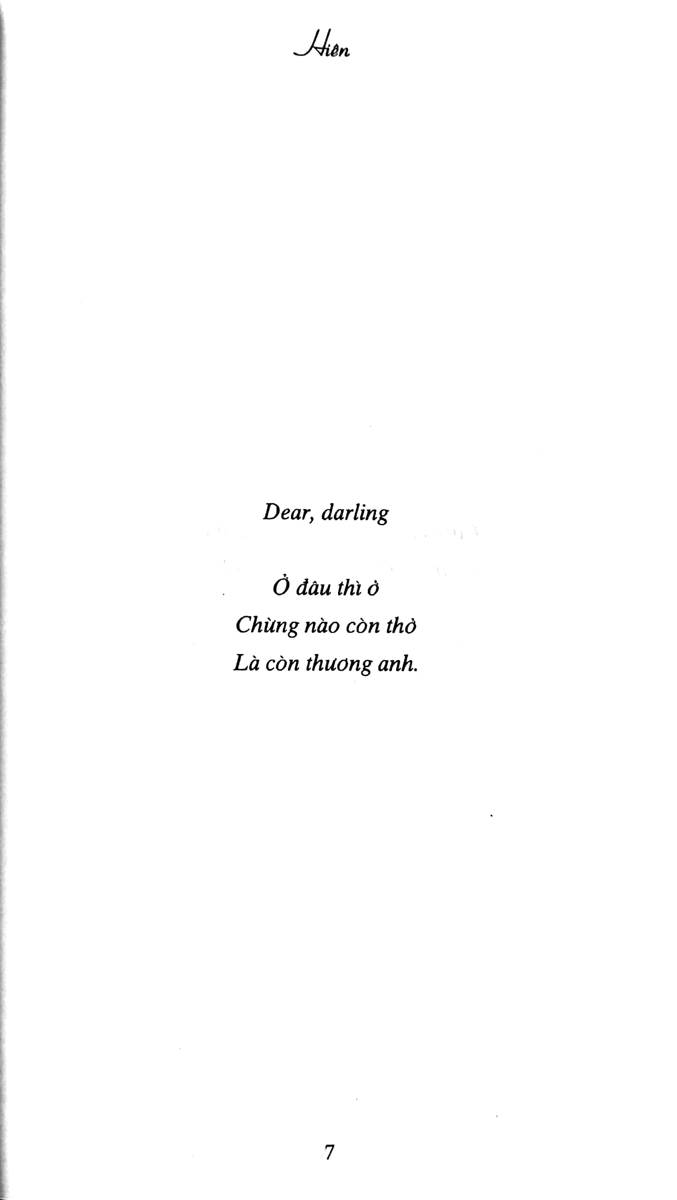 Dear, Darling - Người Là Lời An Ủi Dịu Dàng Nhất Đời Tôi