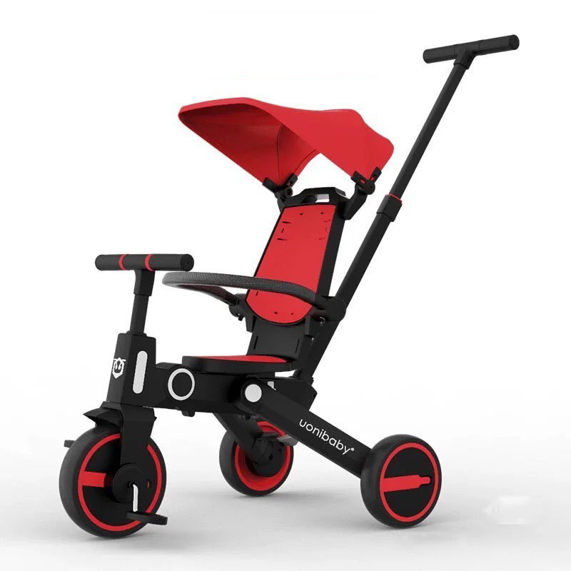 Xe Đẩy Trẻ Em 2 Chiều UoniBaby SL-168 Gập Gọn Thông Minh Kết Hợp Xe Đạp Trẻ Em 3 Bánh