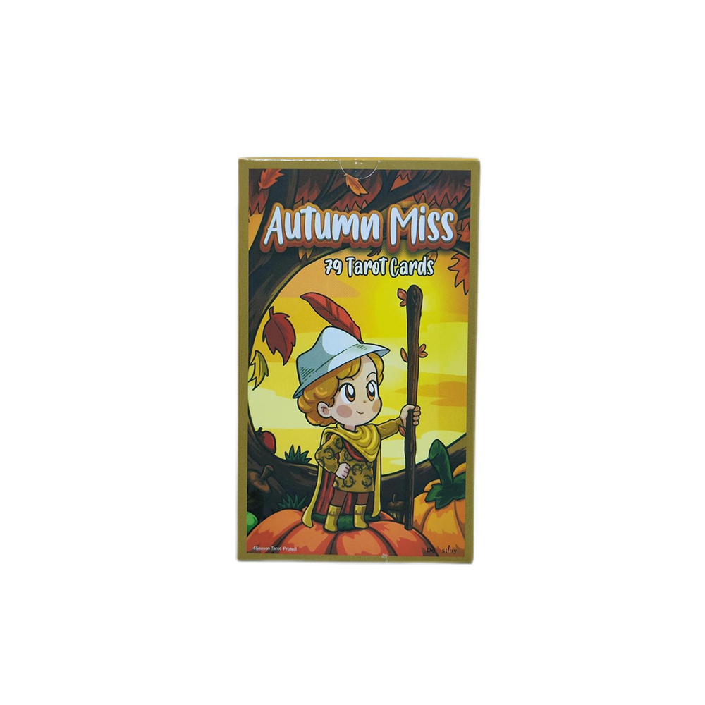 [Size Gốc] Bộ Bài Autumn Miss Tarot 79 Lá Bài 7x12 Cm Đá Thanh Tẩy