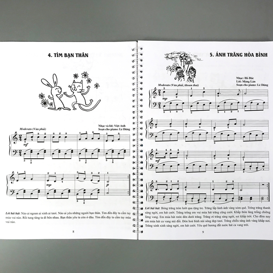 Piano cho thiếu nhi - tuyển tập 220 tiểu phẩm nổi tiếng Phần 2