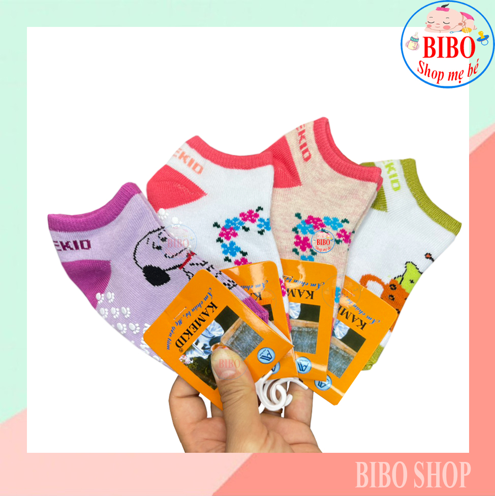 Combo 5 Đôi Vớ Chân Chống Trợt Cổ Thấp, Tất Cho Bé Từ 5 tháng Cho Tới Trên 10 tuổi