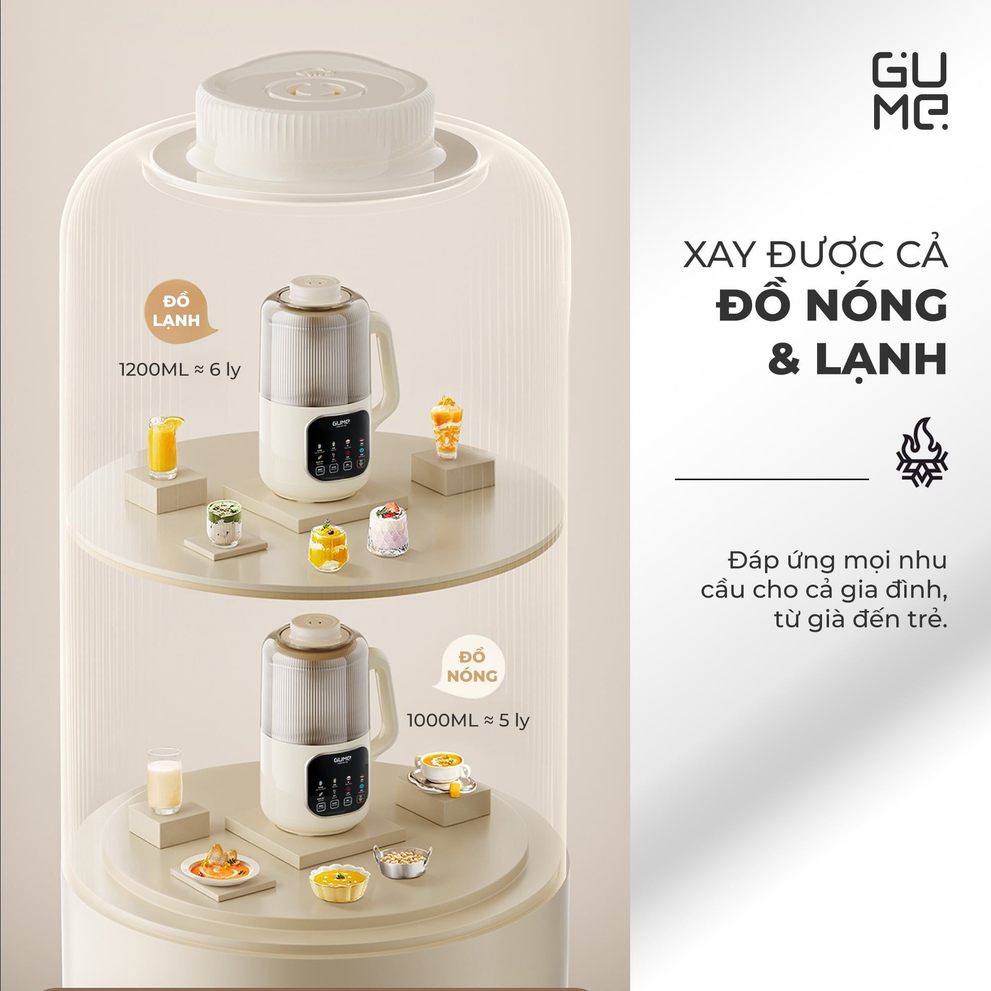 Máy làm sữa hạt Hàn Quốc Ultra Pro MSB03 Dung tích 1200ml. Có nắp chống ồn - Hàng chính hãng