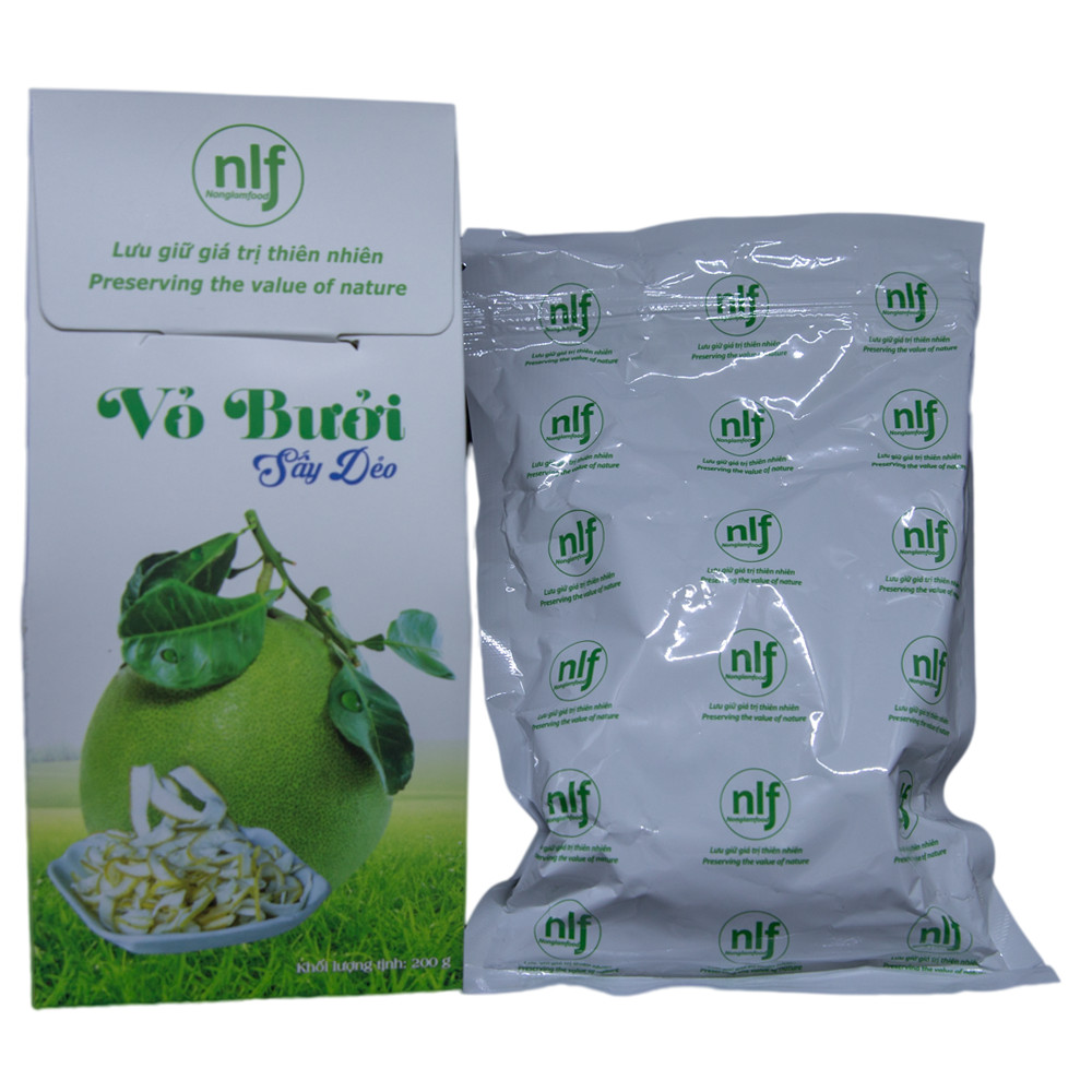 Combo 10 hộp vỏ bưởi sấy 200gr