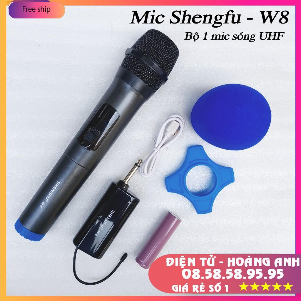 Mic karaoke đa năng Shengfu - W10 (2 mic) W8 (1 mic ) M3-M4