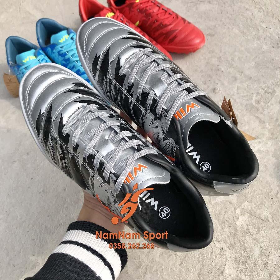 Giày bóng đá thể thao thao wikaa Army Bạc 2022