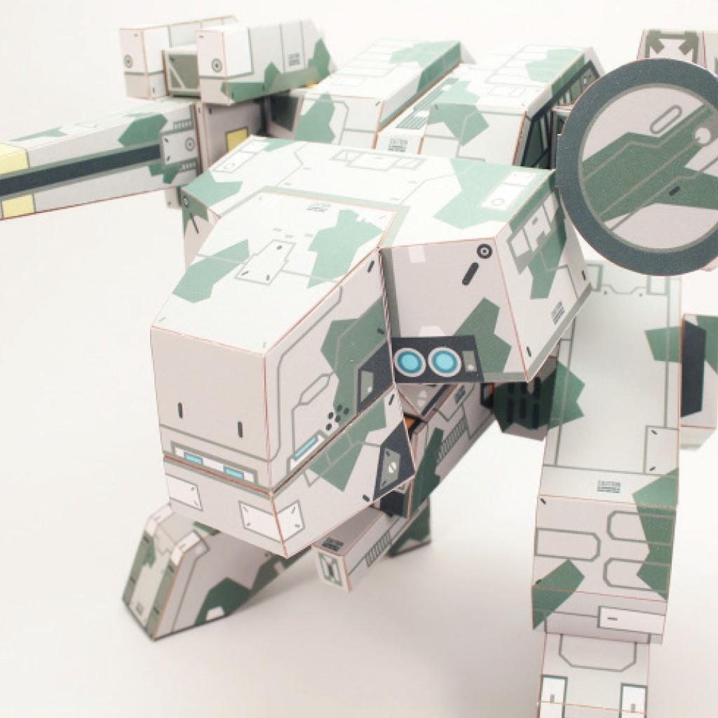 Mô hình giấy Game Robot Metal Gear REX