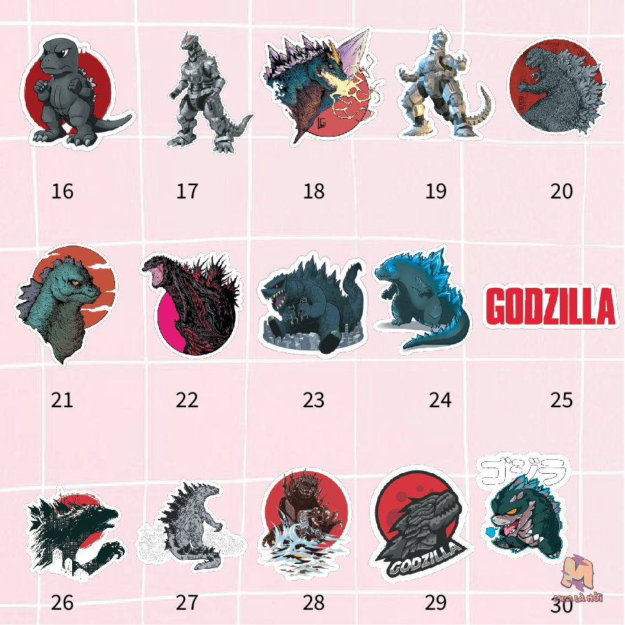 Túi Tote in hình chủ đề Godzilla