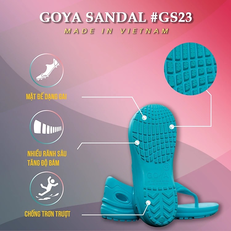 [HOT] Dép Thể Thao Cao Cấp Goya Sandal GS23 - Màu Xanh