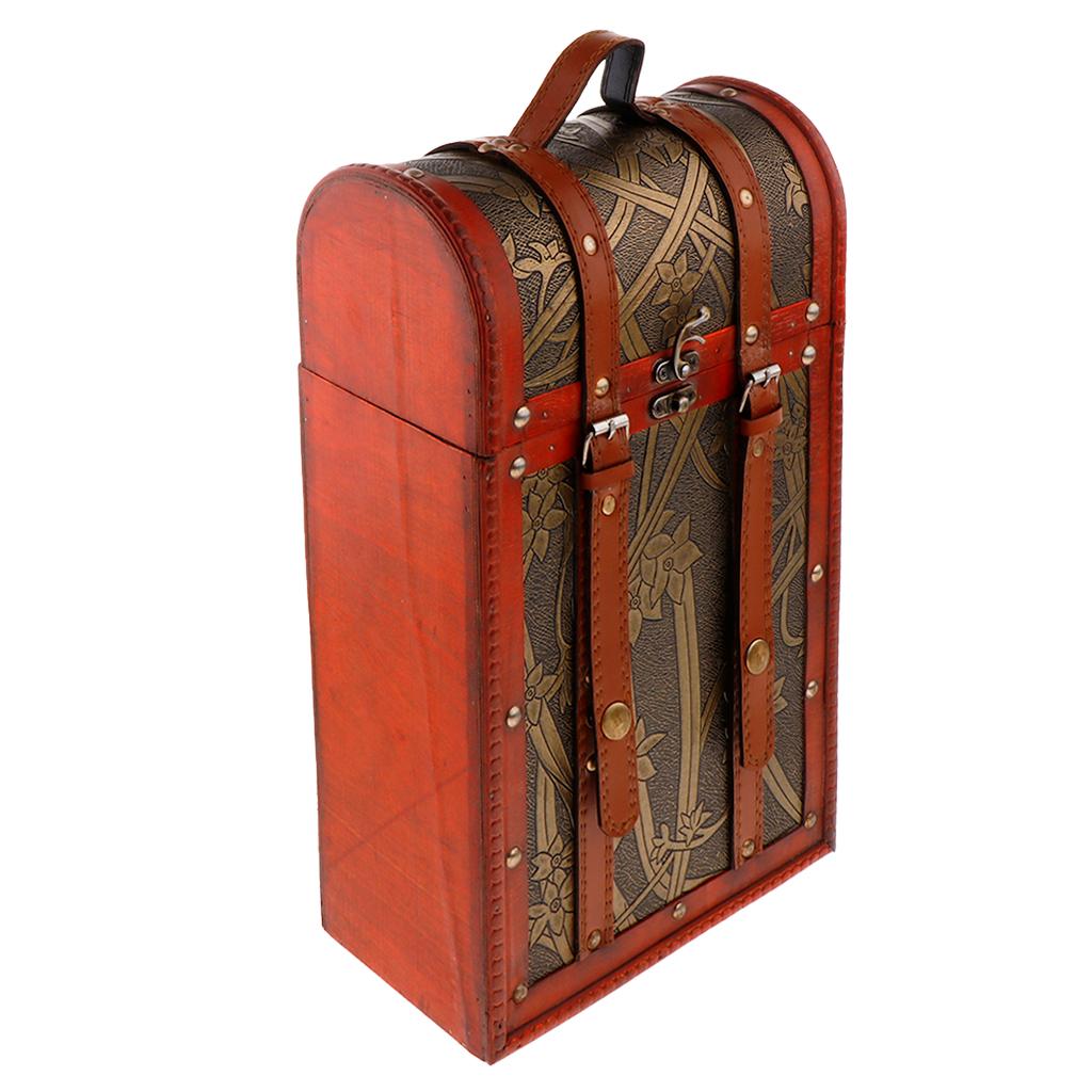 1 Bottle/2 Bottle Wooden Wine Box –