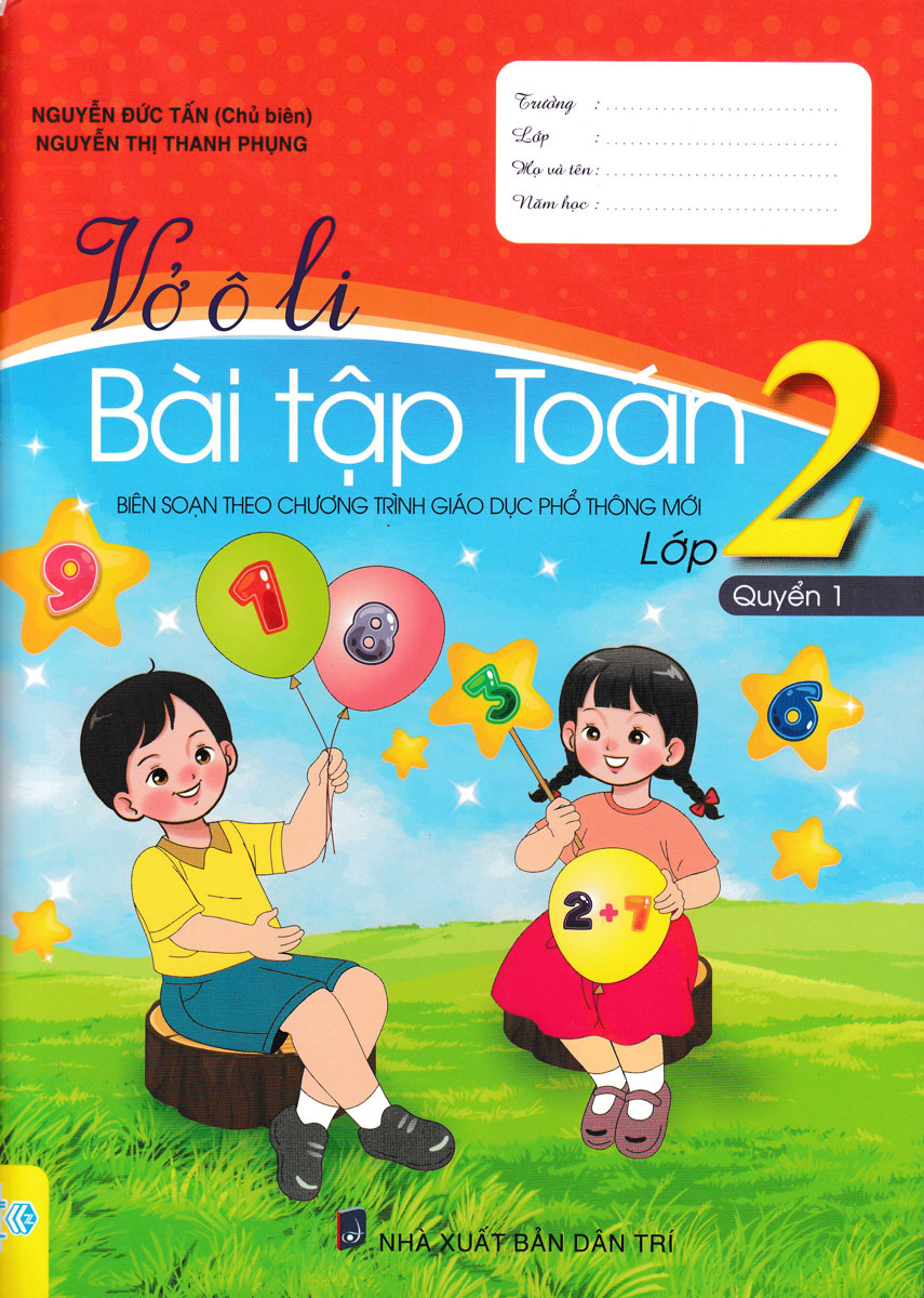 Vở Ô Li Bài Tập Toán Lớp 2 - Quyển 1
