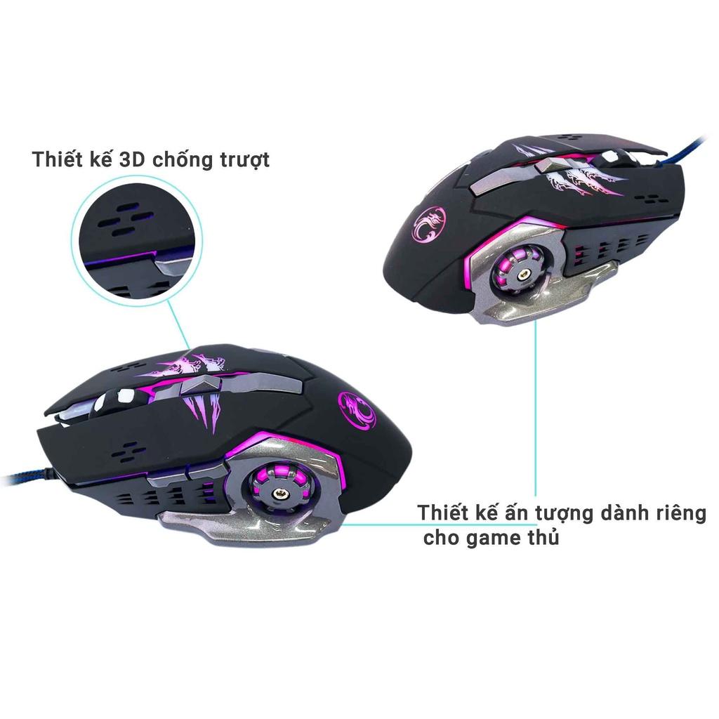 Chuột Gaming Game Thủ Có Dây Imice Chuột Led Máy Tính Chơi Game Có Dây hàng chính hãng