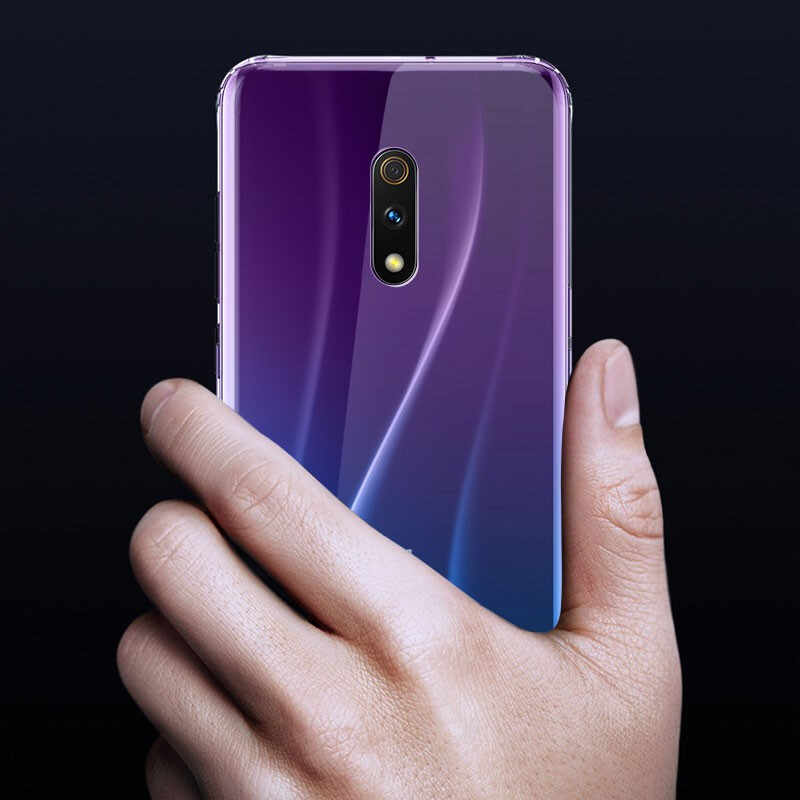 Ốp lưng silicone dẻo trong suốt dành cho Oppo Realme X