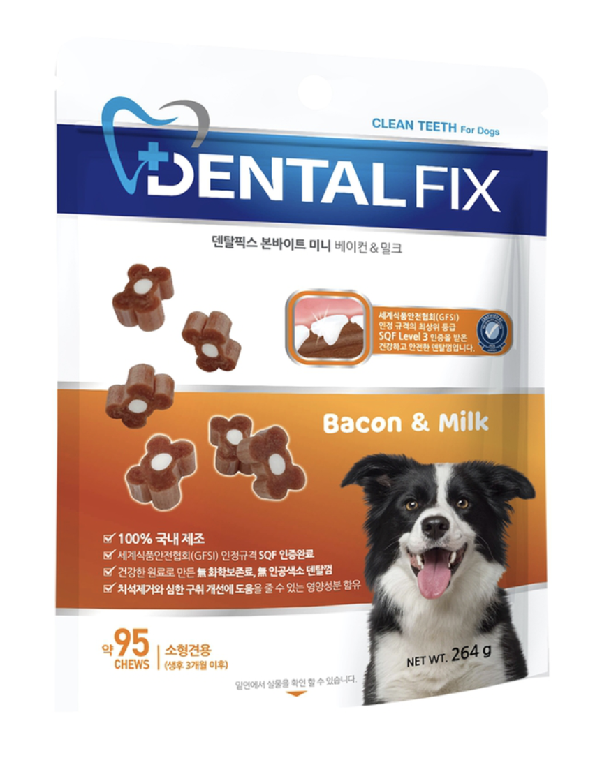 Gum Trắng Răng DENTAL FIX Bowwow | 264gr | Làm sạch răng