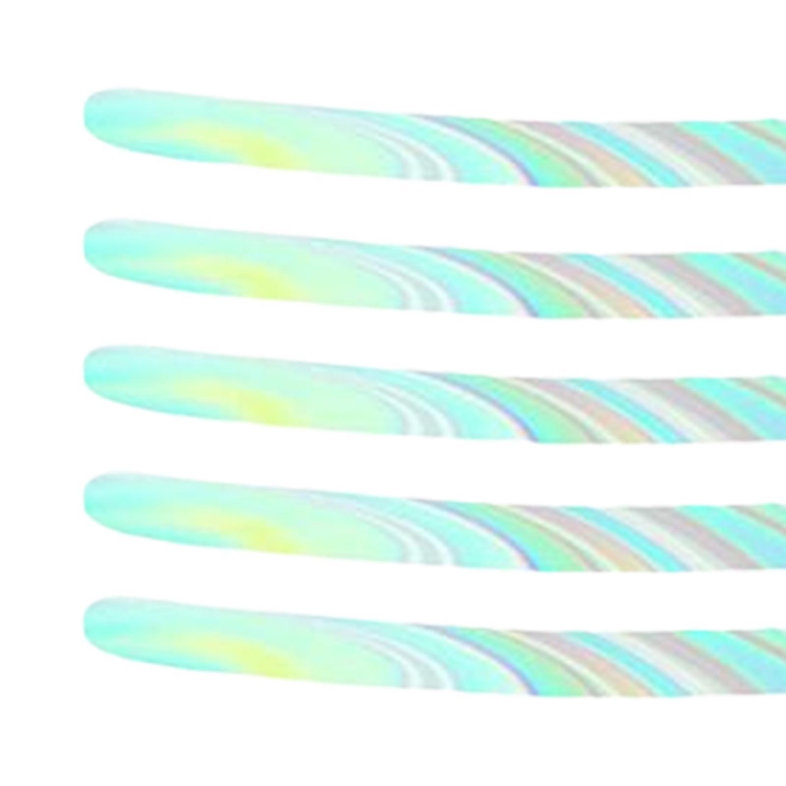 20 Pieces Reflective Wheel Hub Rim Stripe Universal for Bicycle Trucks