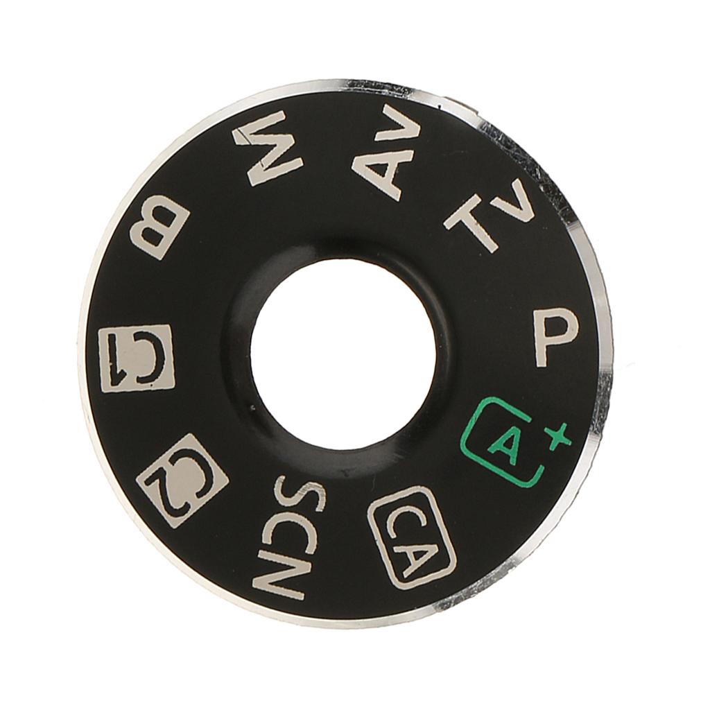 Interface Cap Button Replacement Part Dial Mode Plate for Canon EOS 5D Mark 3 & 6D, Digital Camera Repair Accessories