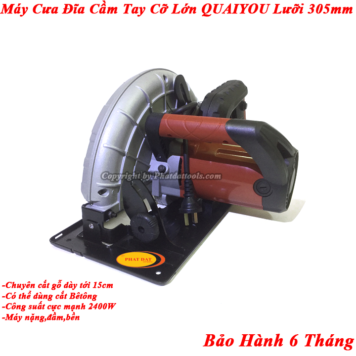 Máy cưa gỗ cầm tay QUAIYOU QY-5305N - Tặng kèm lưỡi D305