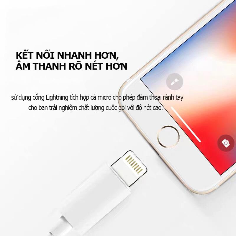 Tai nghe nhét tai cho iphone 7+/ 8 Plus/ X/ XSmax Phiên bản mới